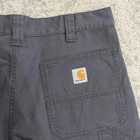 NWT Carhartt Mens rugged flex relaxed fit canvas utility work short - Picture 5 of 9